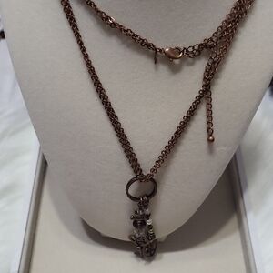 Avon Elegant Brown Necklace with Pendant